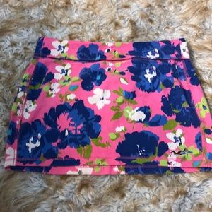 Floral mini skirt